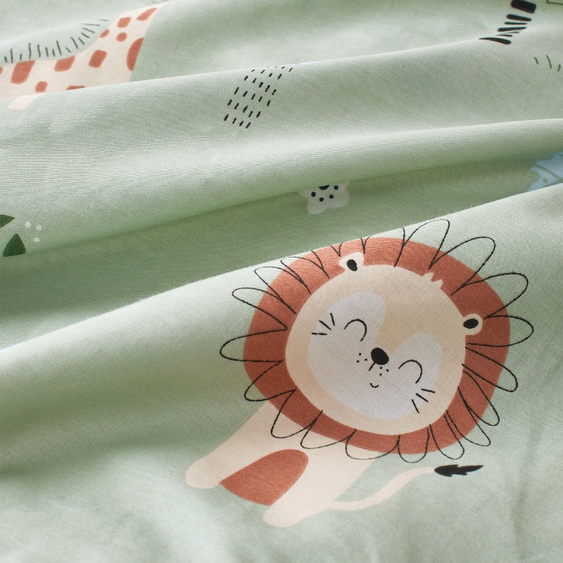 TLC Kids Print 100% Cotton 930TC- Safari Park (Super Single)
