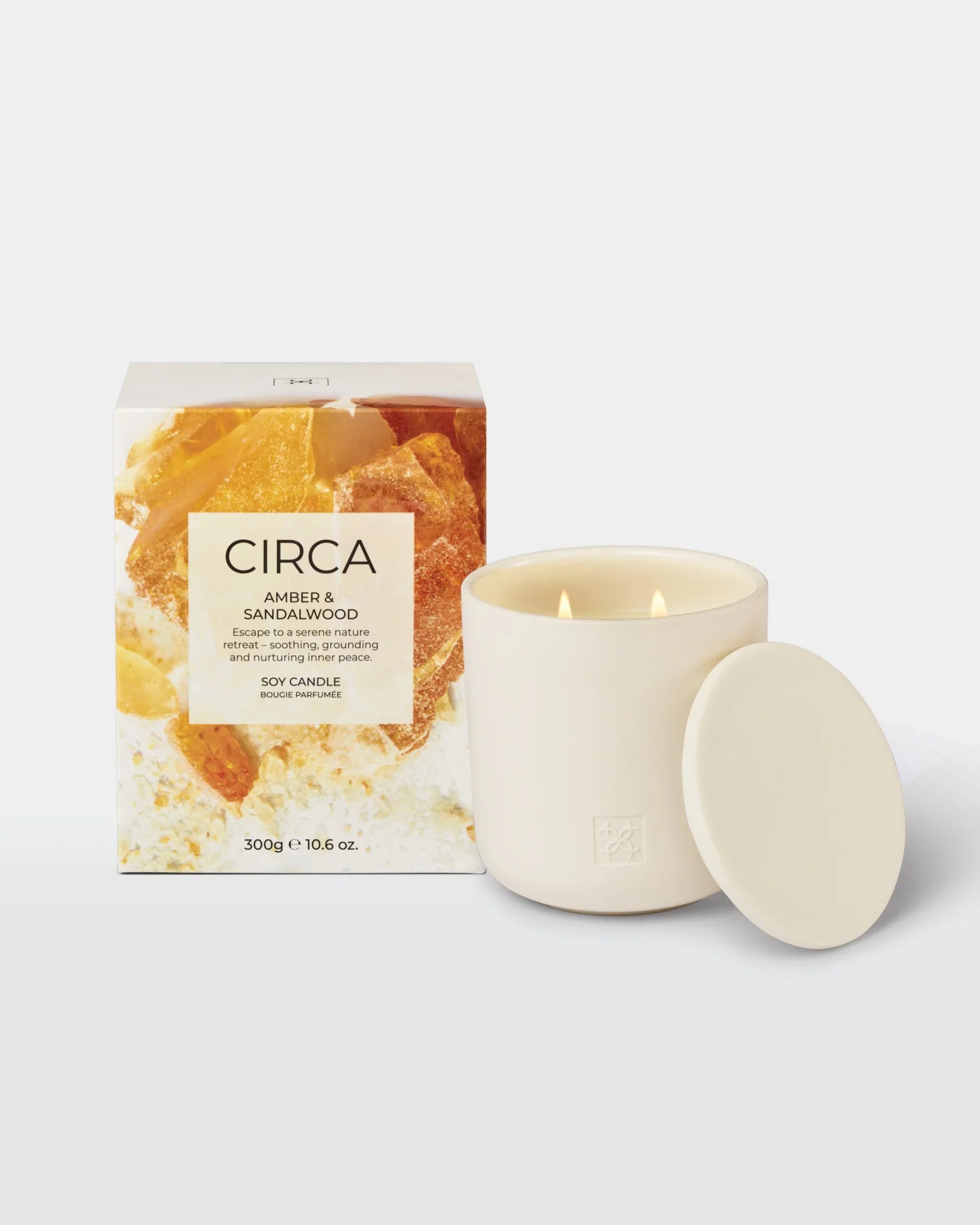 Circa Candle 350g | Amber & Sandalwood