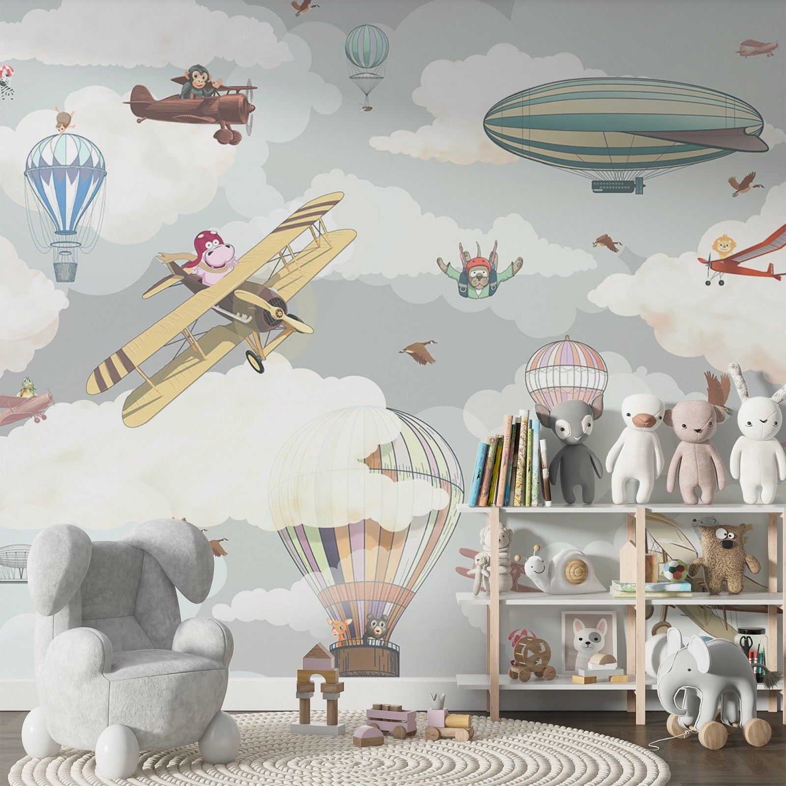 Cloud Chasers Wallpaper (per 10 sq ft.)