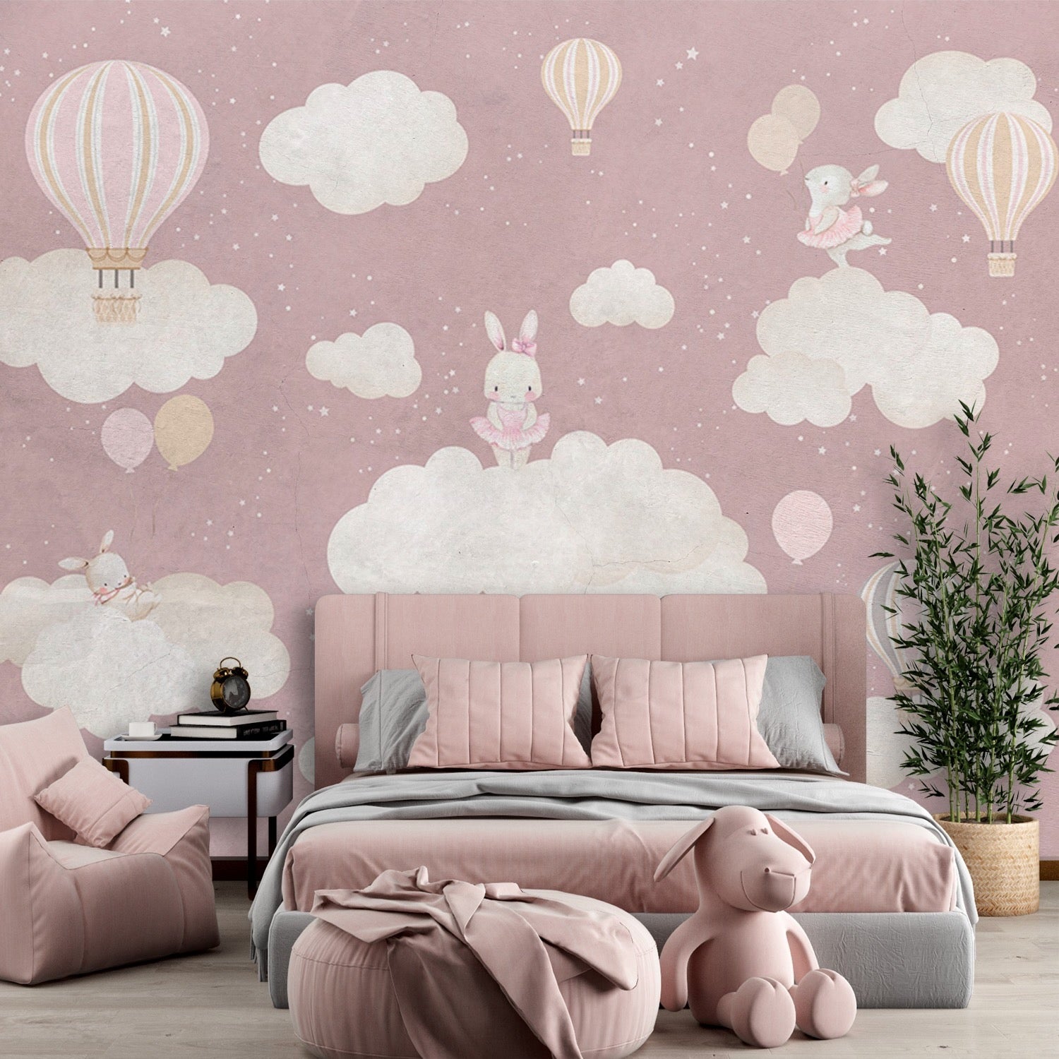 Cotton Candy Skies Wallpaper (per 10 sq ft.)