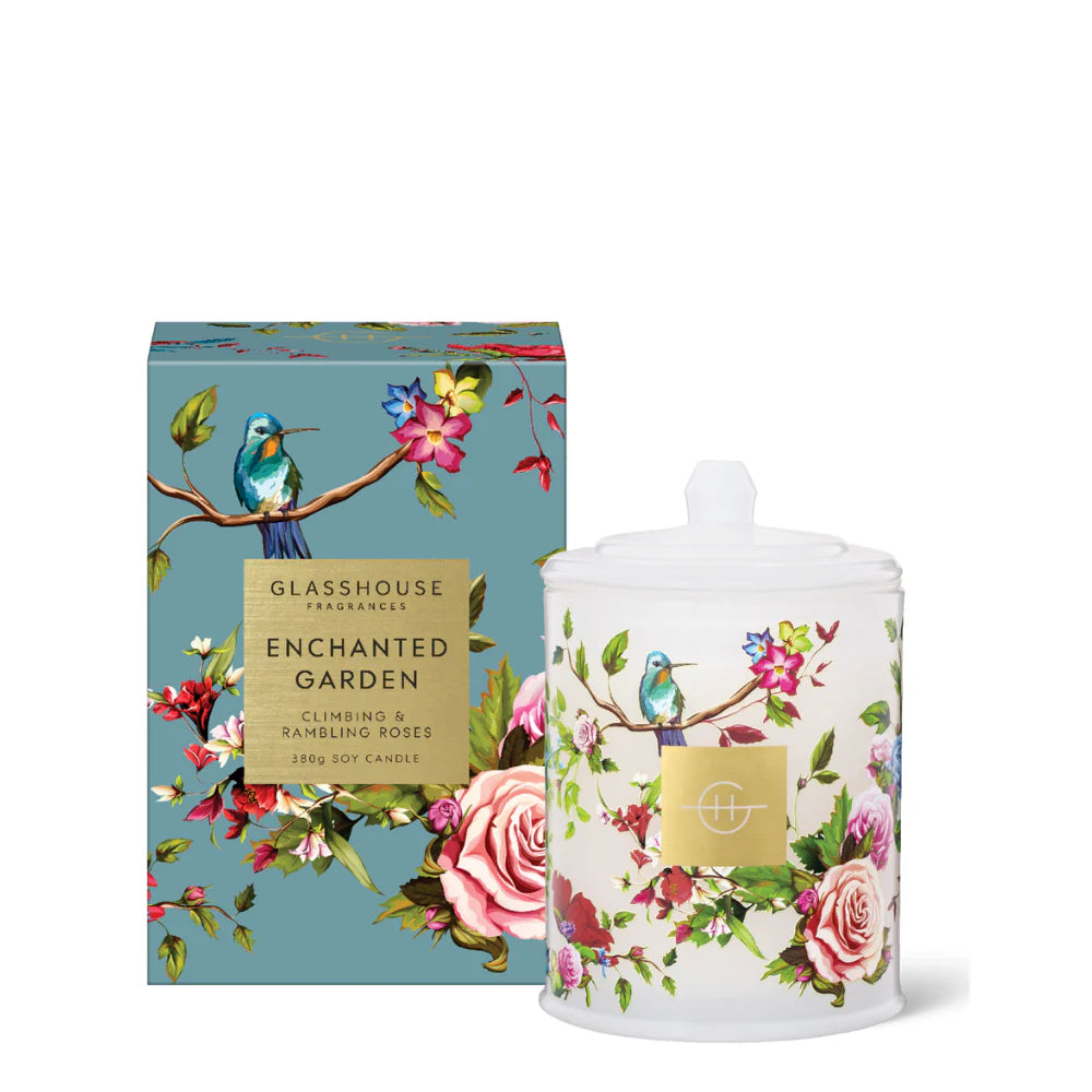 Glasshouse Soy Candle 380g & 60g - Enchanted Garden (LIMITED EDITION)