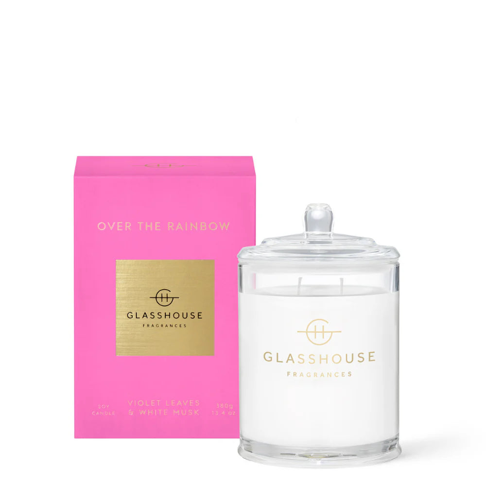 Glasshouse Soy Candle 380g - Over the Rainbow