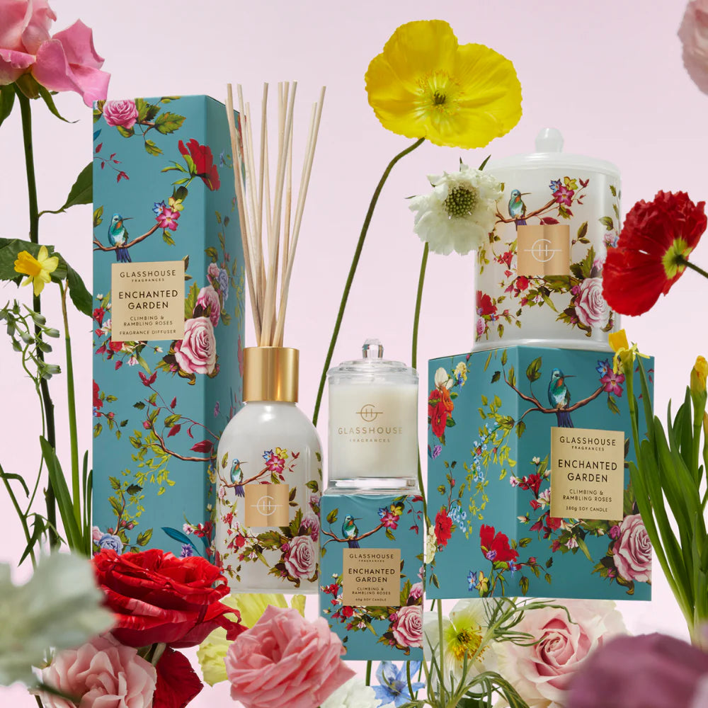 Glasshouse Fragrance Diffuser 250ml - Enchanted Garden (Limited Edition)