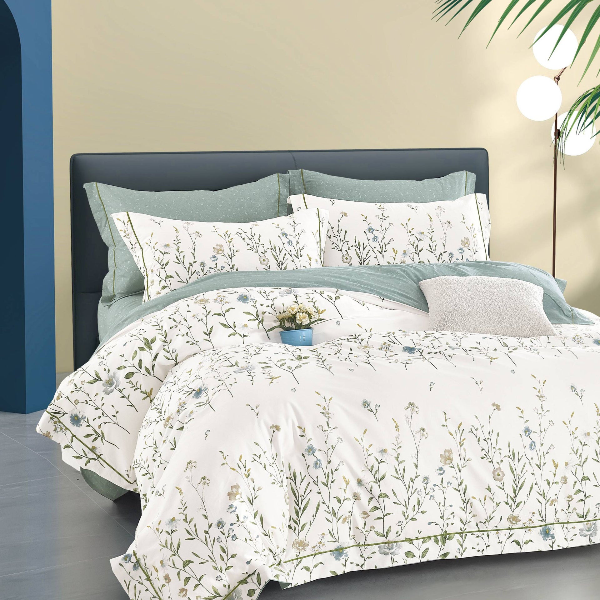 elise: 100% Cotton 930TC - Vespertina Bed Set Inclusive of Duvet Cover