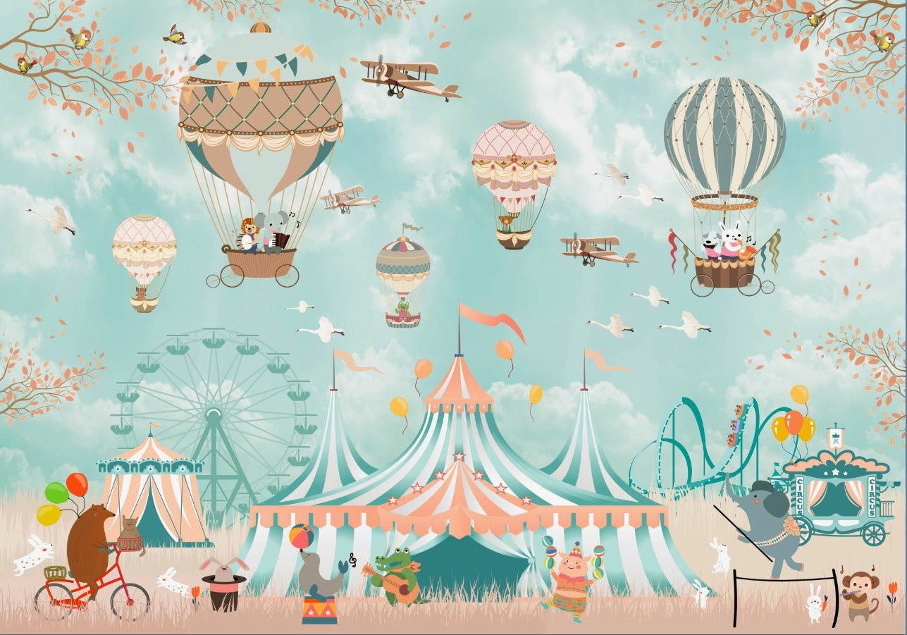 Cloud Nine Carnival Wallpaper (per 10 sq ft.)