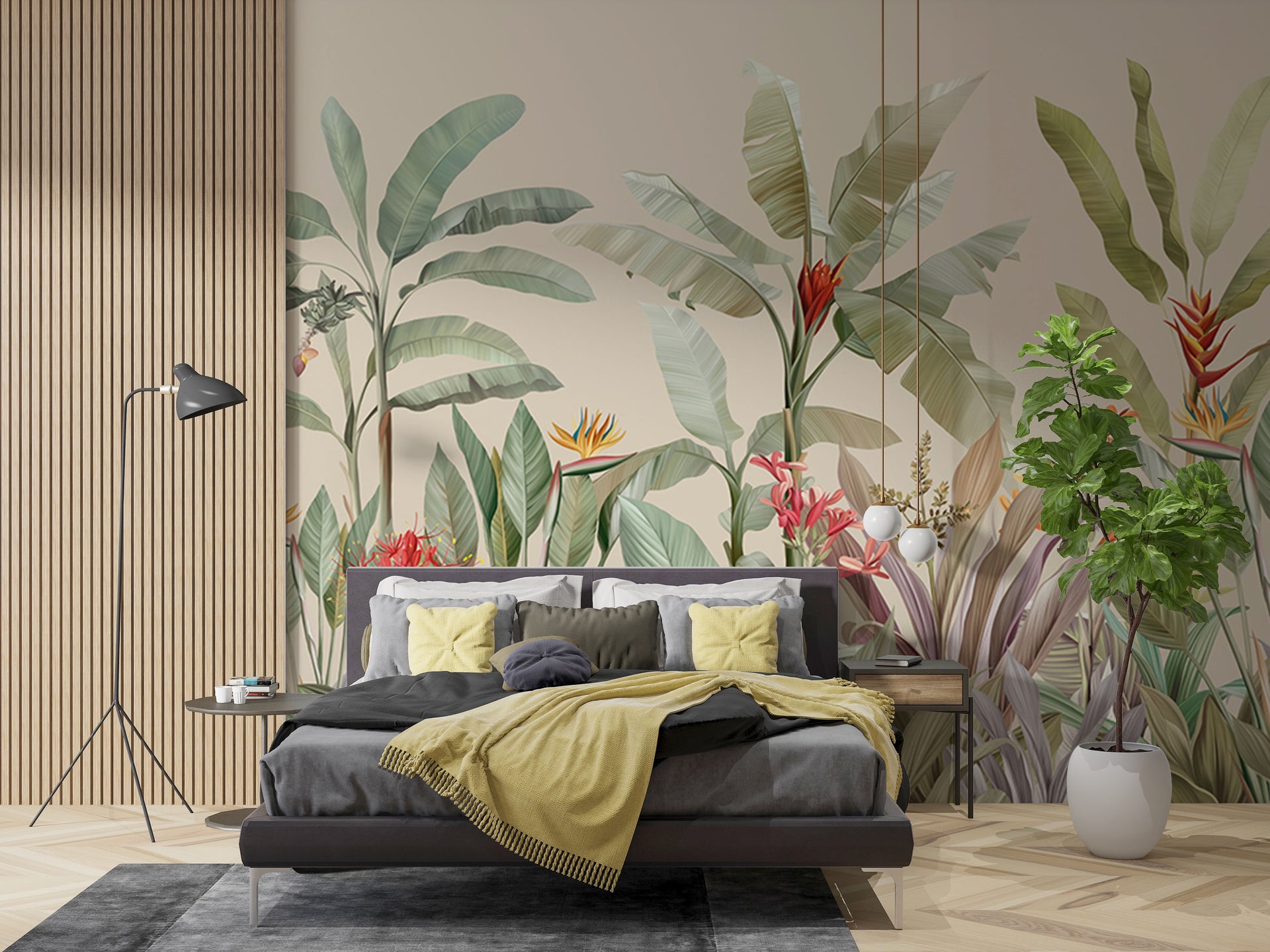 Jungle Bloom Wallpaper (per 10 sq ft.)