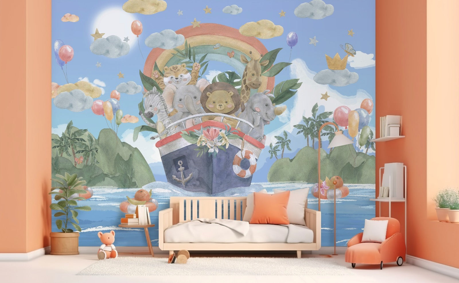 Safari Ride Wallpaper (per 10 sq ft.)
