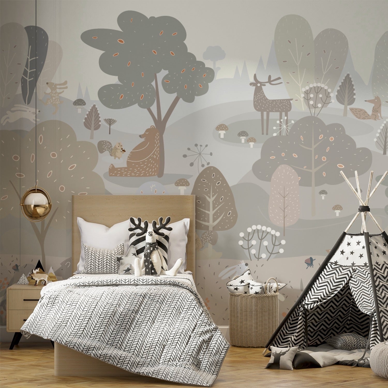 Whispering Woods Wallpaper (per 10 sq ft.)