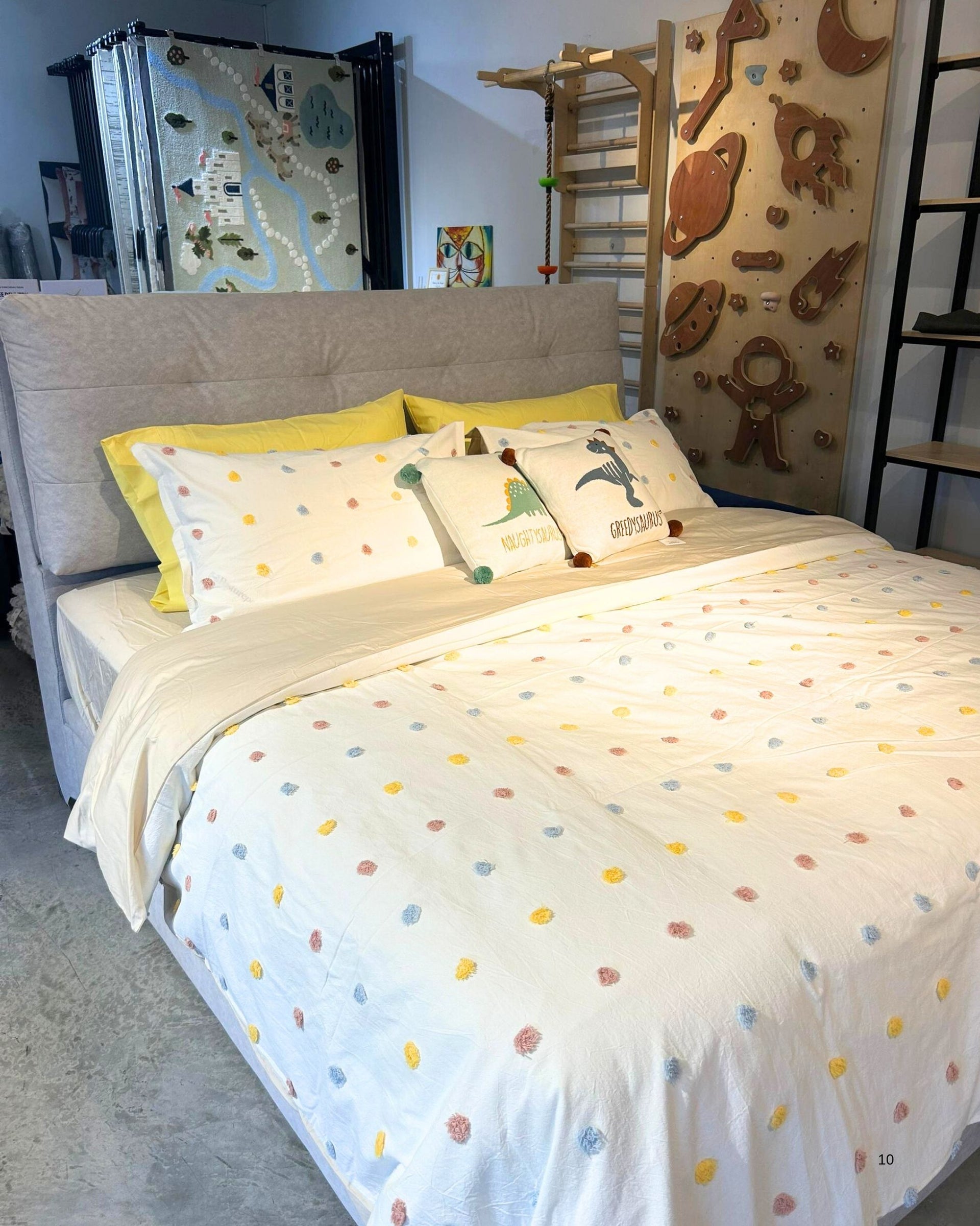 elise: 100% Cotton 930TC Valencia Prints - Candlewick Bed Set Inclusive of Duvet Cover