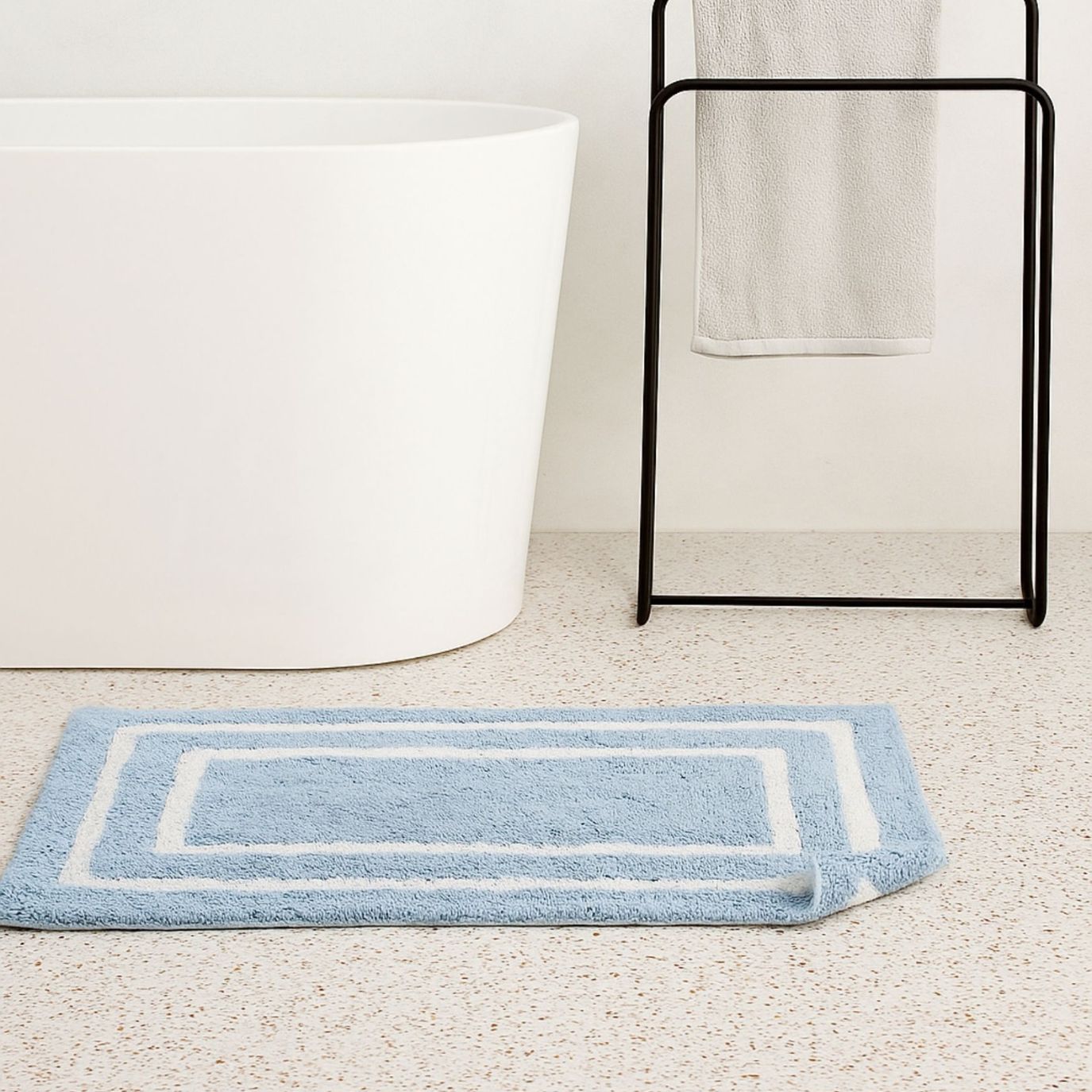 100% Cotton 50x80cm Frame Bath Rugs