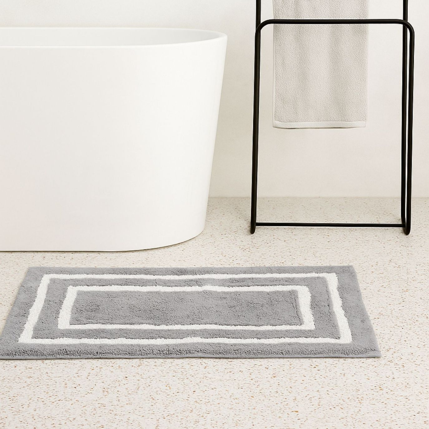 100% Cotton 50x80cm Frame Bath Rugs