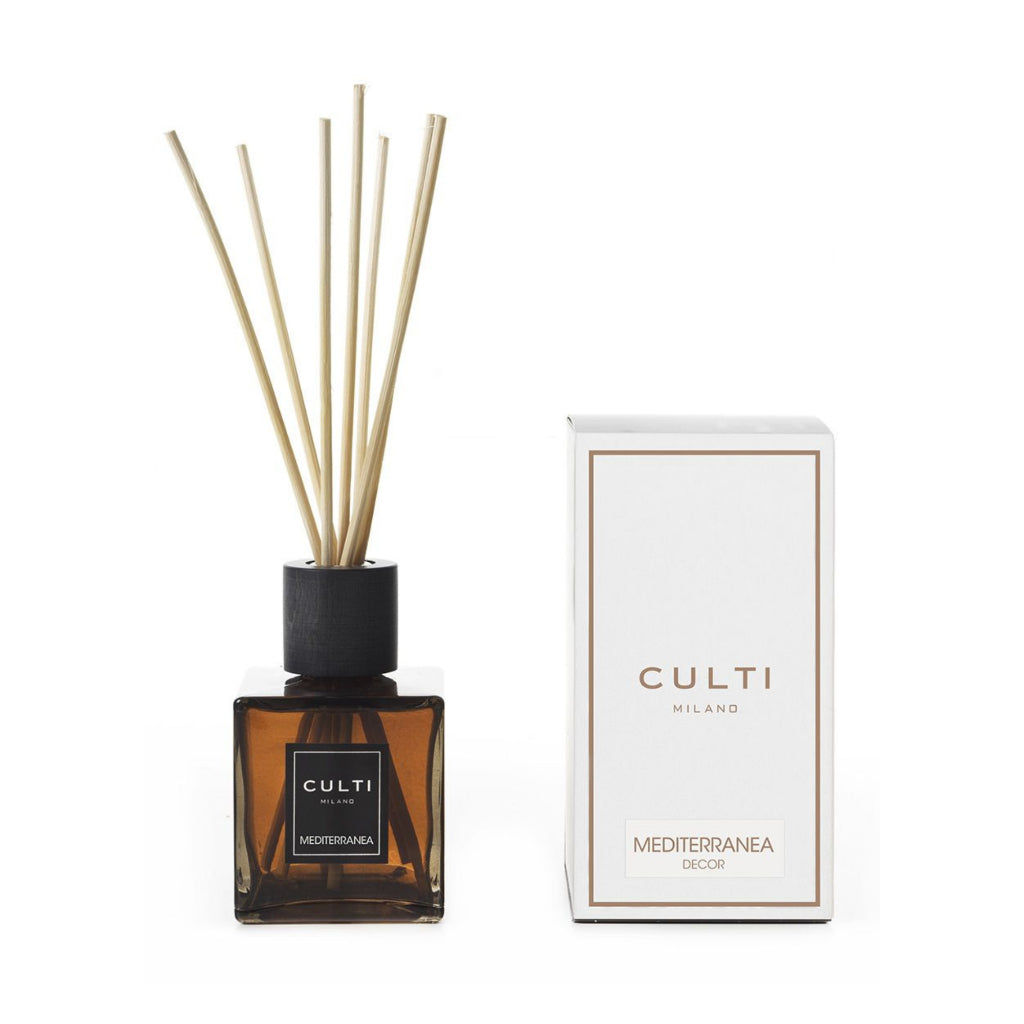 Culti Milano Decor Reed Diffuser - Mediterranea (500ml / 1000ml / 2700ml) Citrus Scent