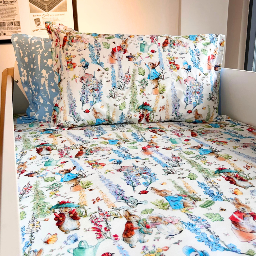 TLC Kids Print - 100% Cotton 930TC - Rabbit Garden (Super Single)