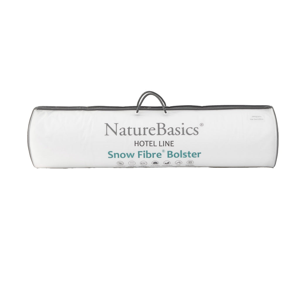 Nature Basics Hotel Line Snow Fibre Bolster