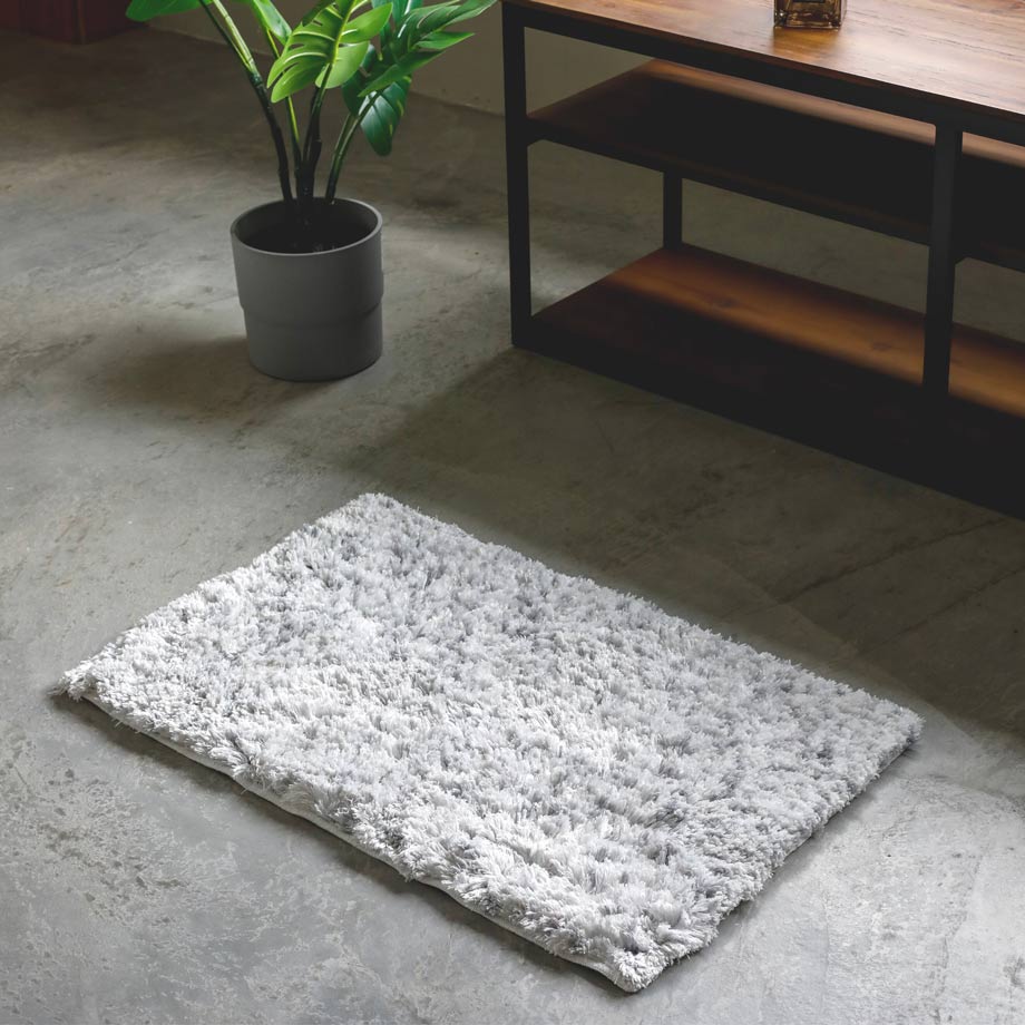 Tufted Anti Slip Silicon Backing Bath Rug - Valerie