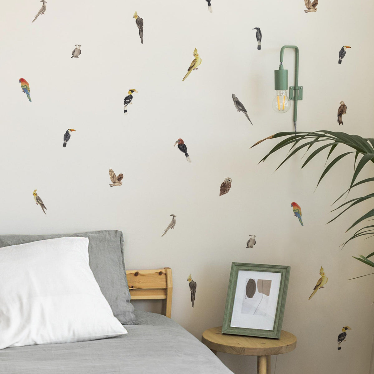 Wall Decals – Birds In Paradise I on wall