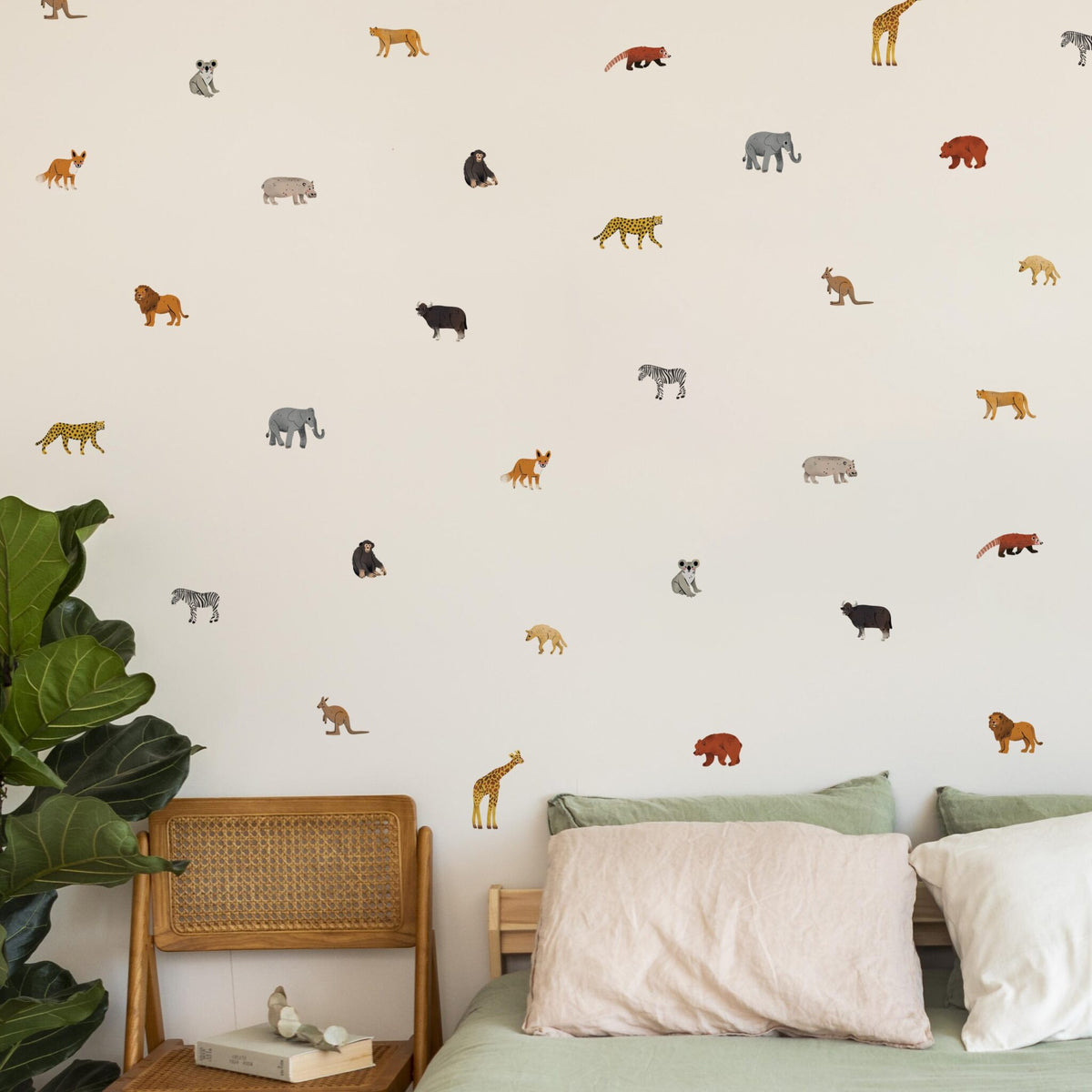 Wall Decals – Wildlife Wonders on wall