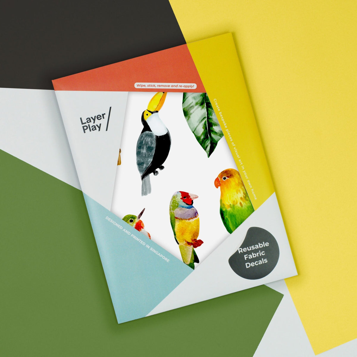 Birds In Paradise II decal pack