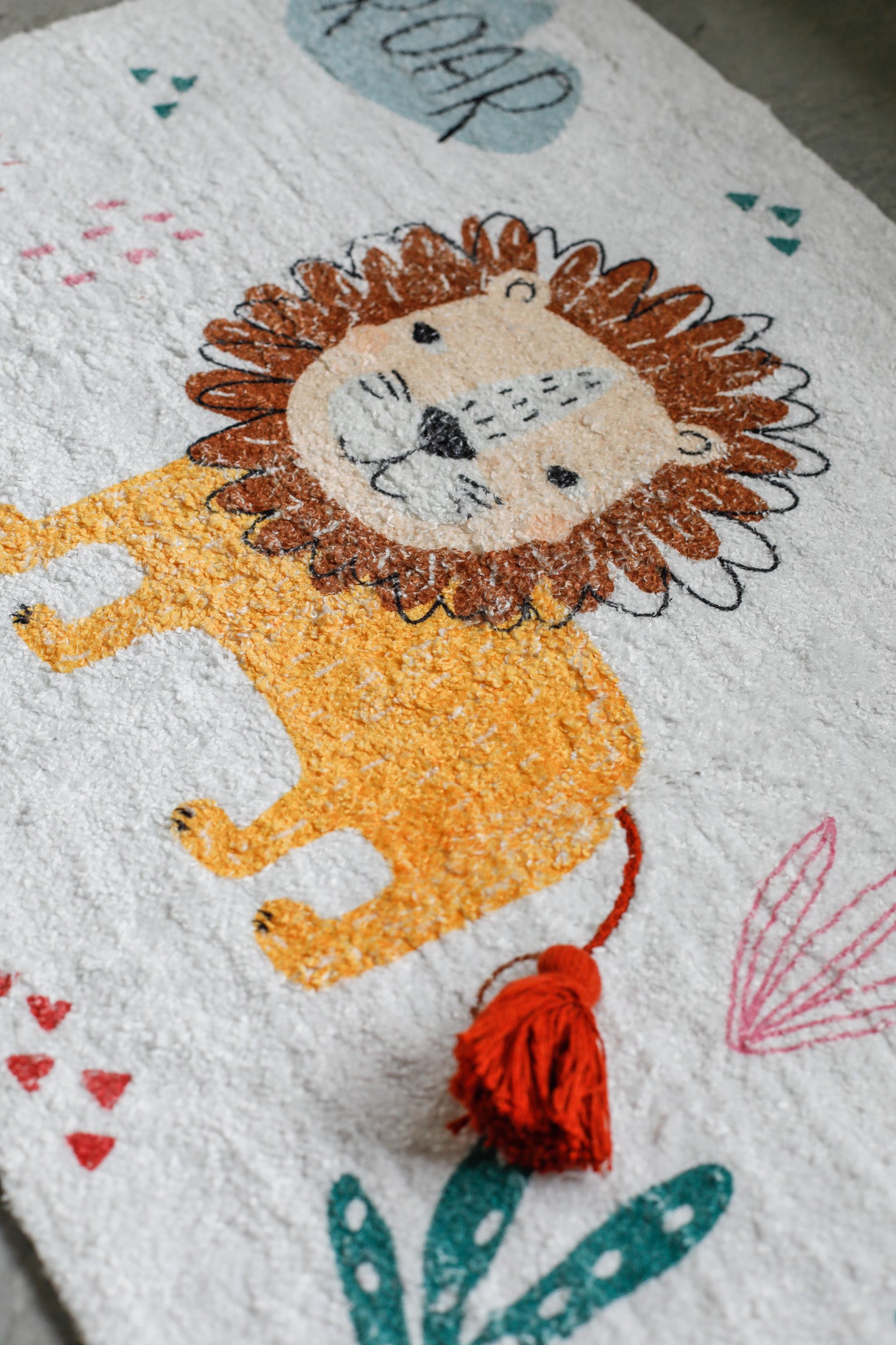 Kids Tufted Bath Rug - Safari