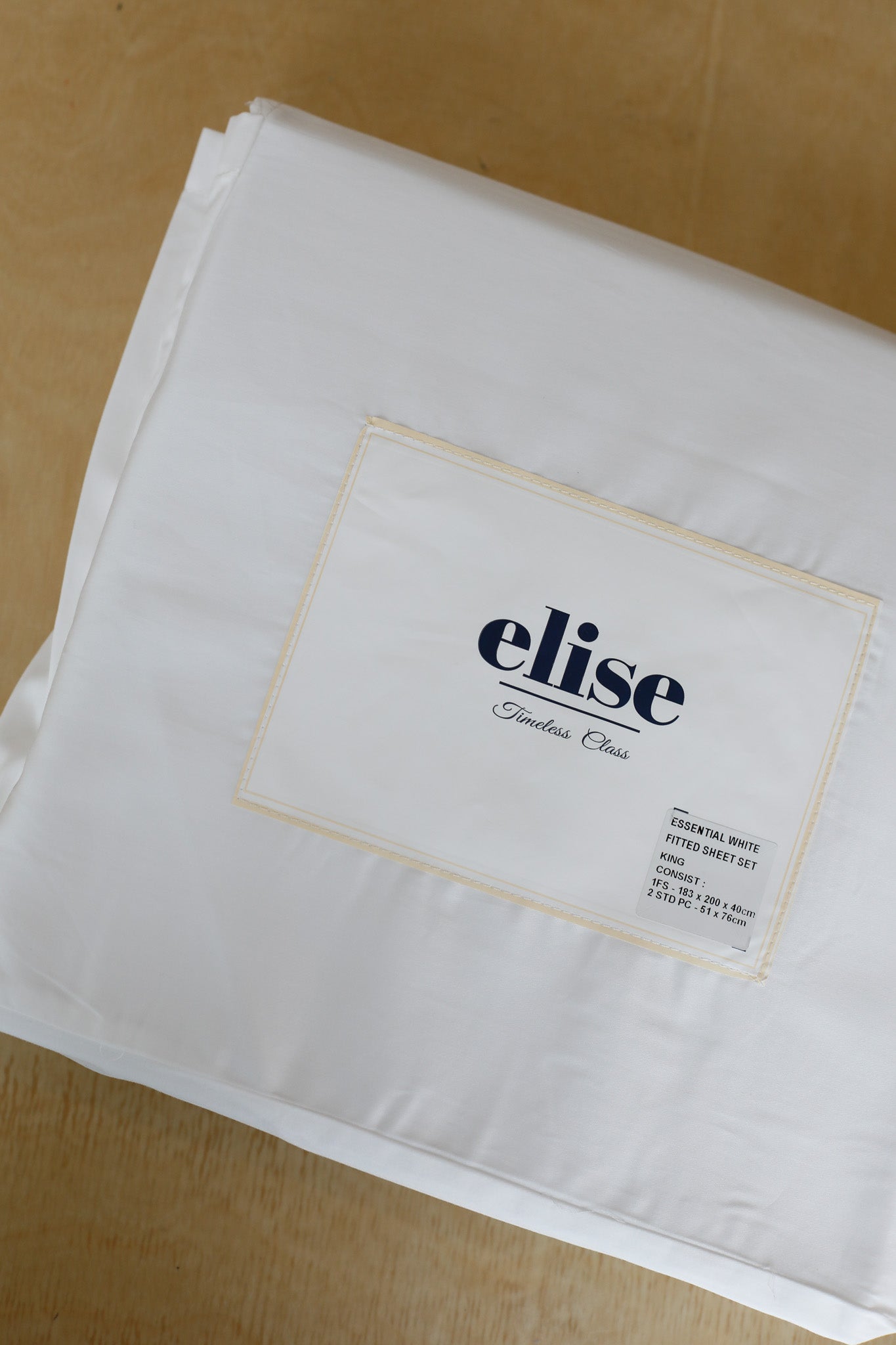 Hotel Collection: Egyptian Cotton White Fitted Sheet Set 1000TC