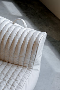 Poufy Beanbag Single Sofa - Pearl