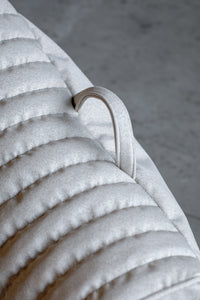Poufy Beanbag Single Sofa - Pearl