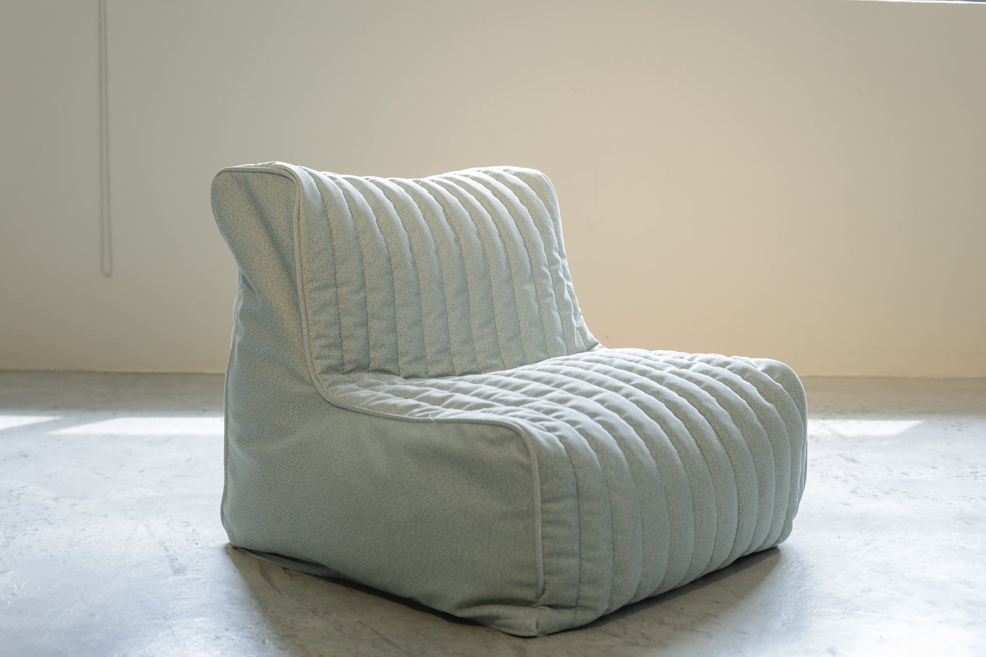 Poufy Beanbag Single Sofa - Mint