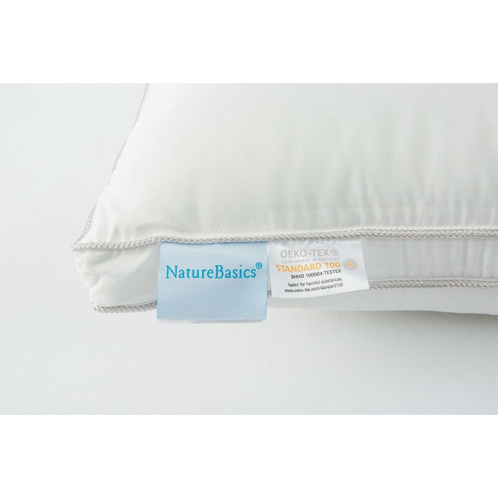 Nature Basics Silken Touch Pillow | Fabric: Silken Fabric 320 TC | Filling: Endless Clear Fiber | Smooth and silky