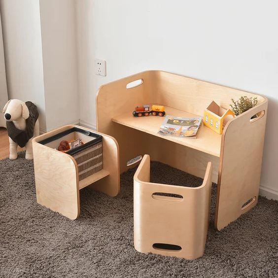 Kiko Multipurpose Table and Chairs Set