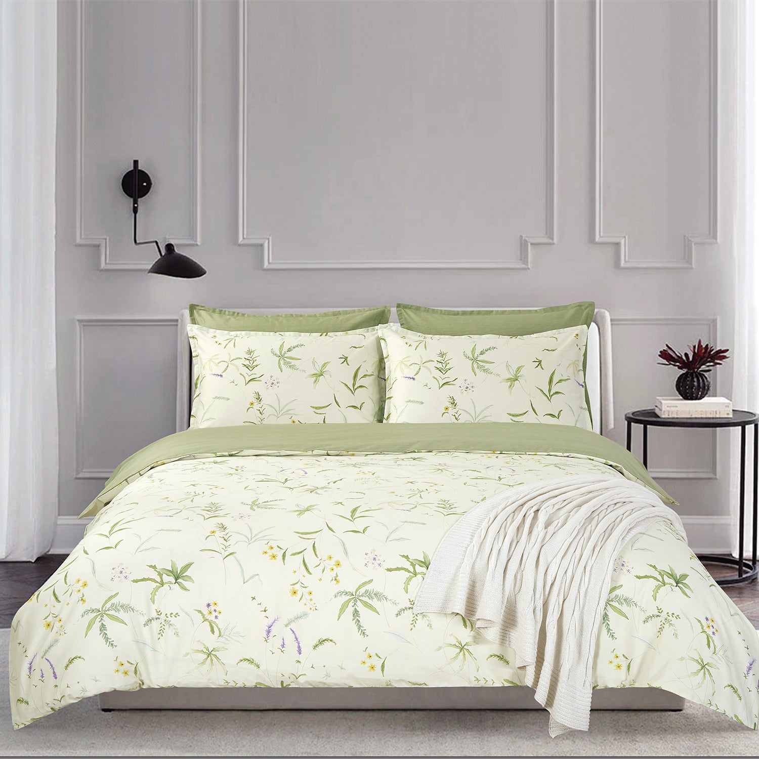 elise: 100% Cotton 930TC Valencia Prints - Aria