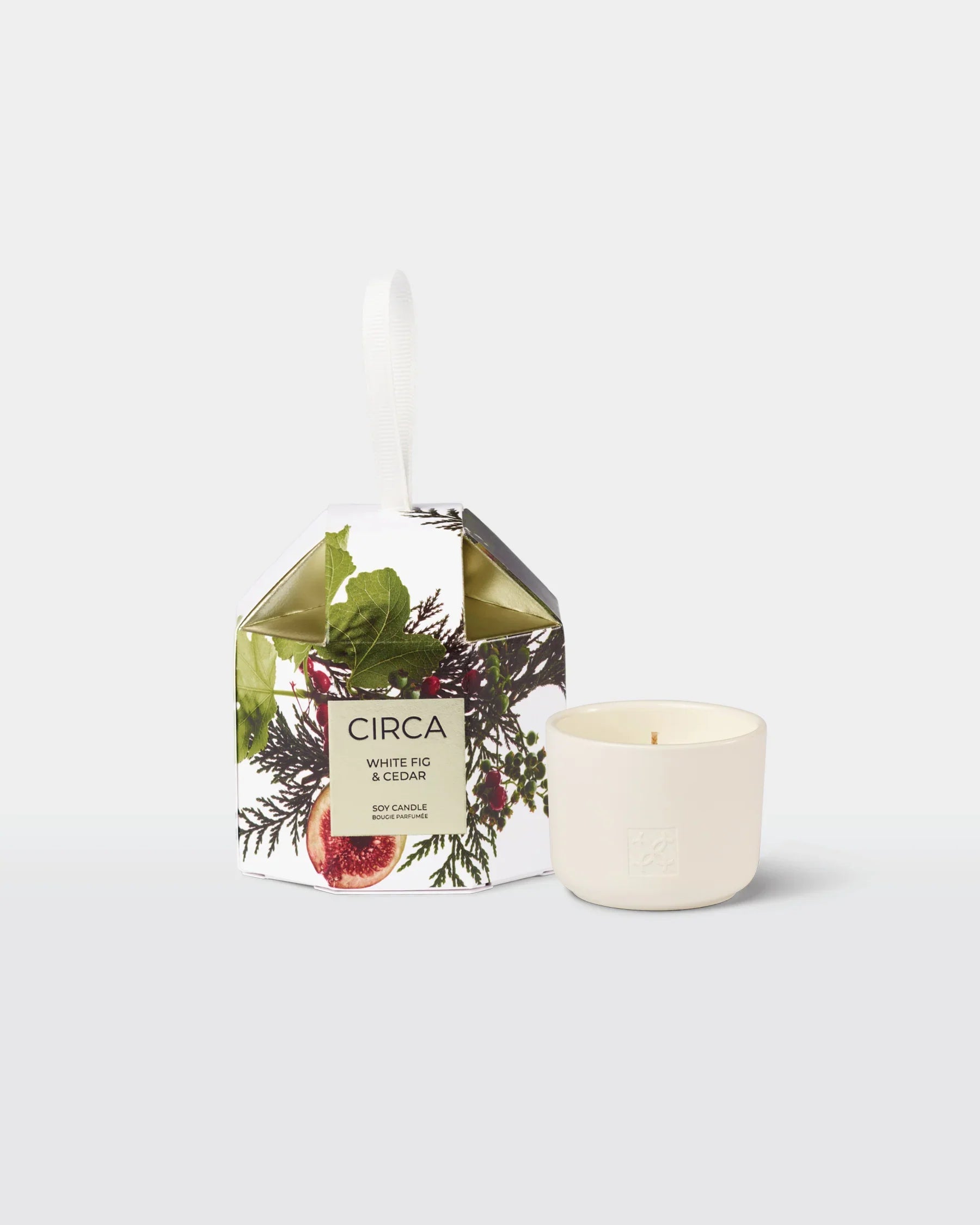 Circa Bauble Candle 70g | White Fig & Cedar - Christmas 2025