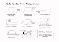 Poufy Cala Bed Frame
