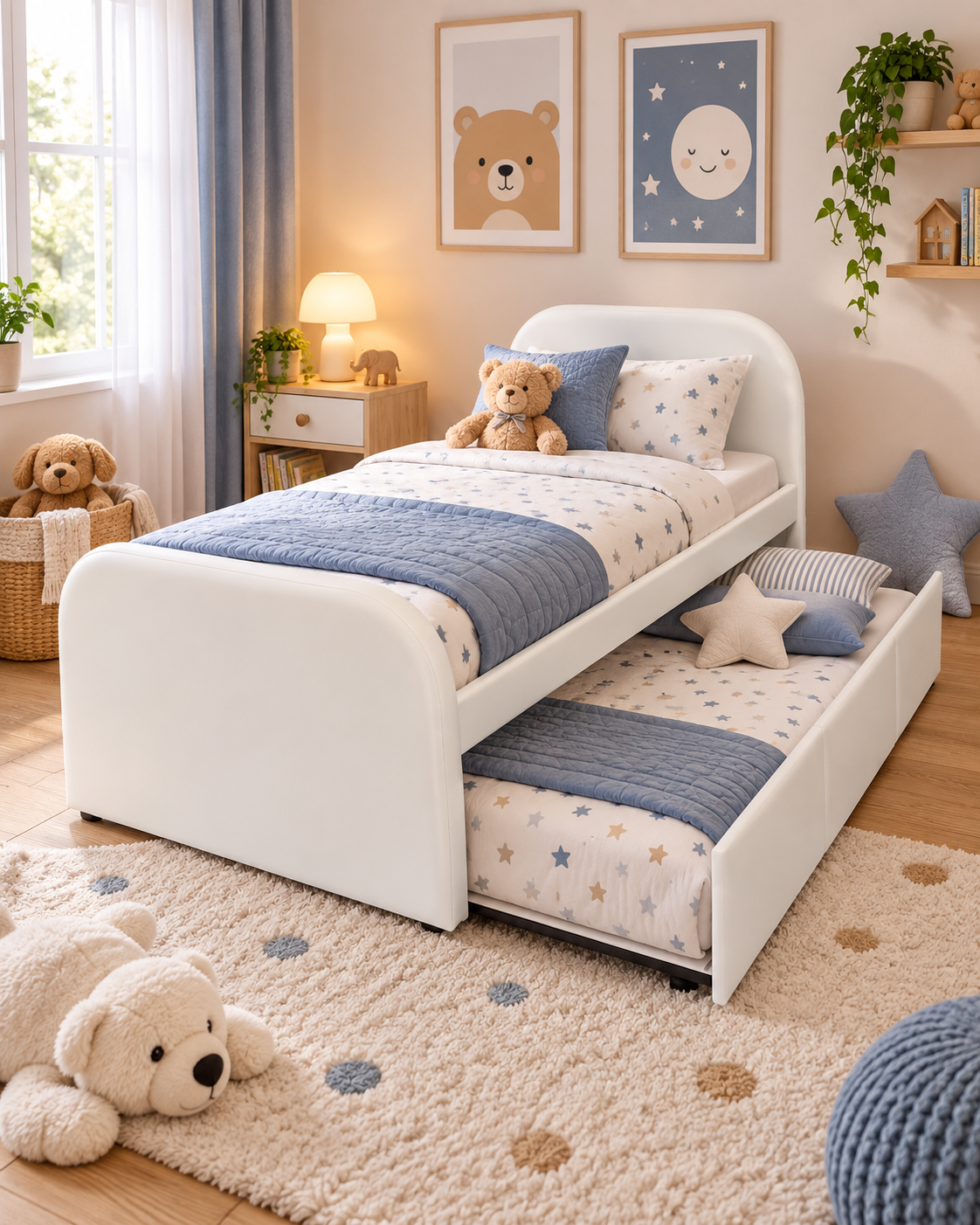 Poufy Nook Bed Frame