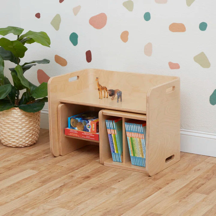 Kiko Multipurpose Table and Chairs Set - Side View