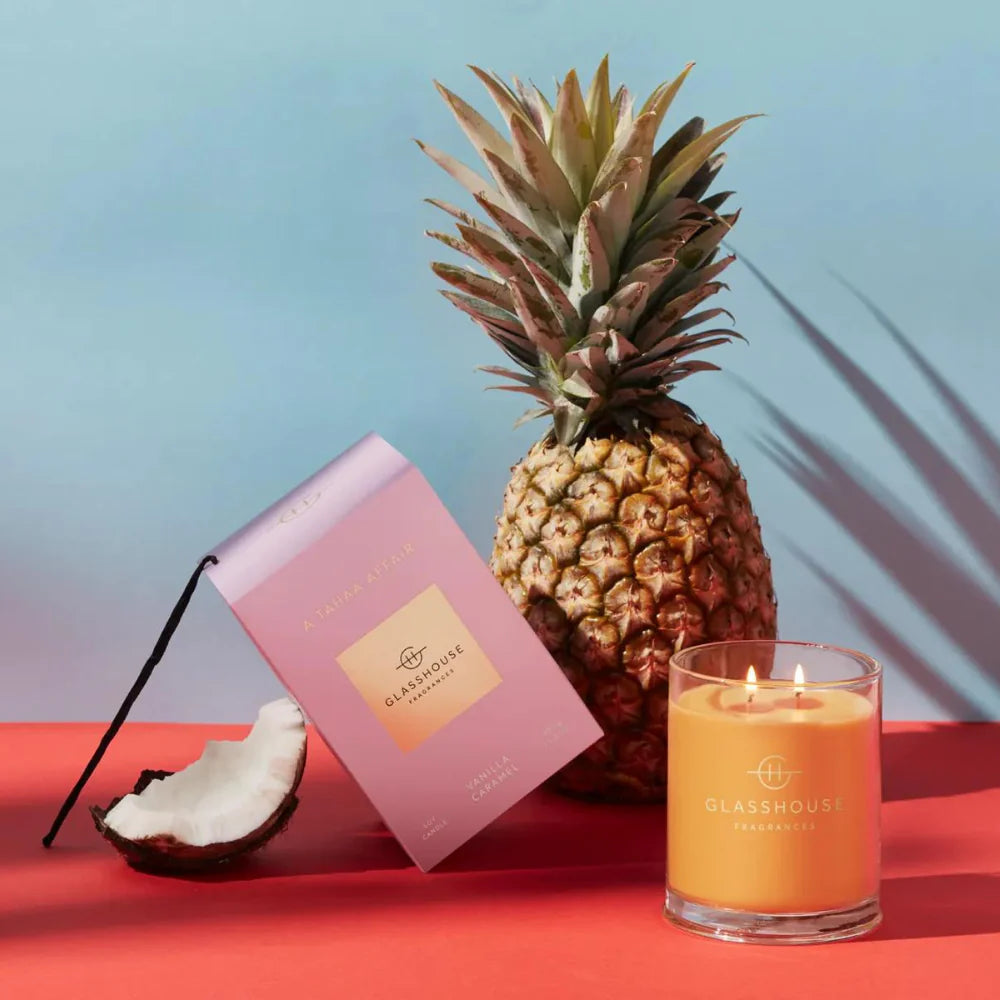 Glasshouse Soy Candle 380g - A Tahaa Affair