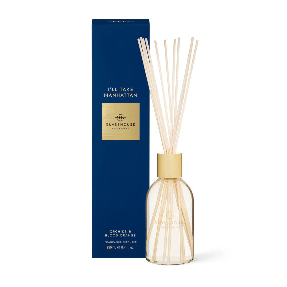 Glasshouse Fragrance Diffuser 250ml - I'll Take Manhattan (Buy 2 - 22% OFF)