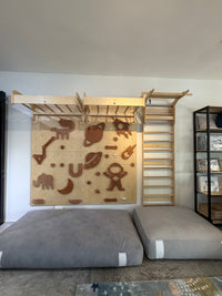 Kelimba Climbing Wall with 20 x Standard Resin Holds
