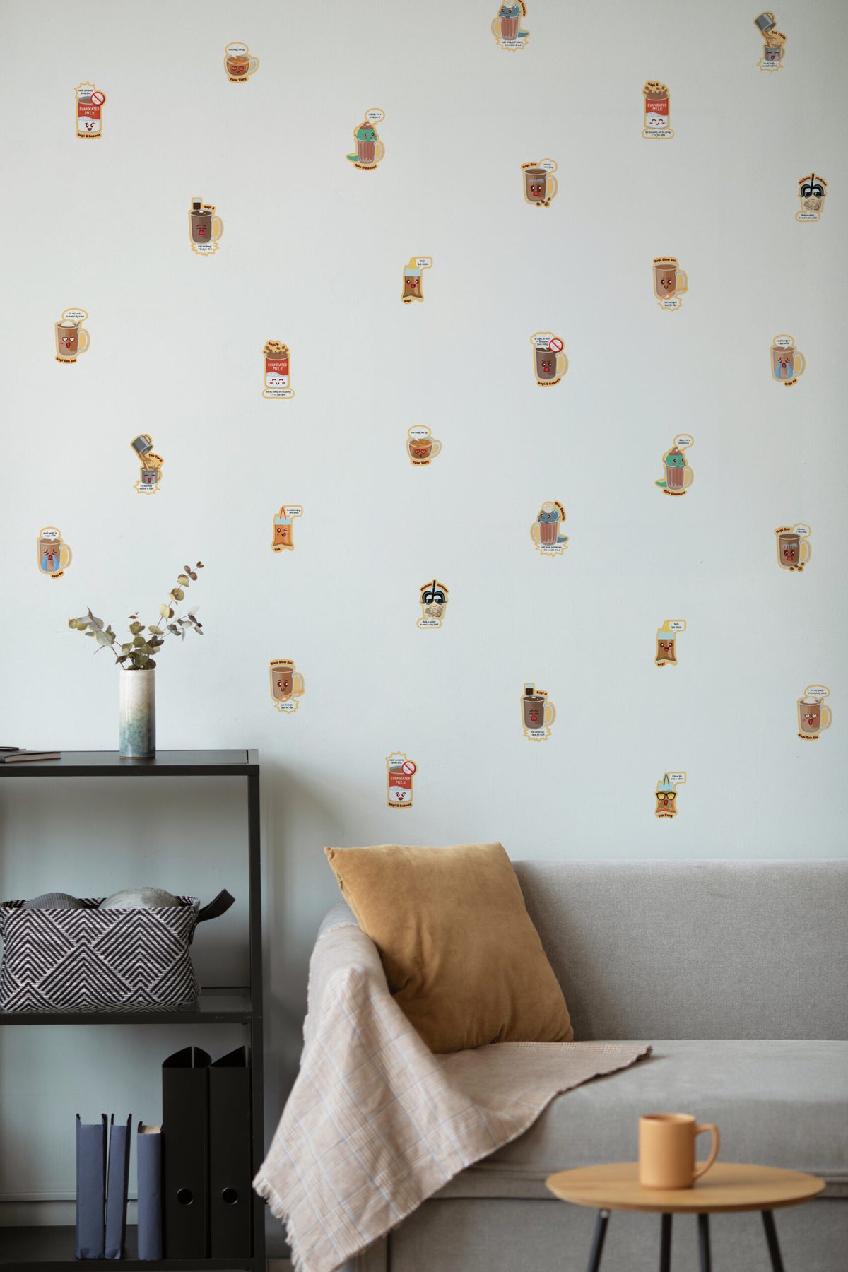 Wall Decals – Kopitiam Drinks on wall