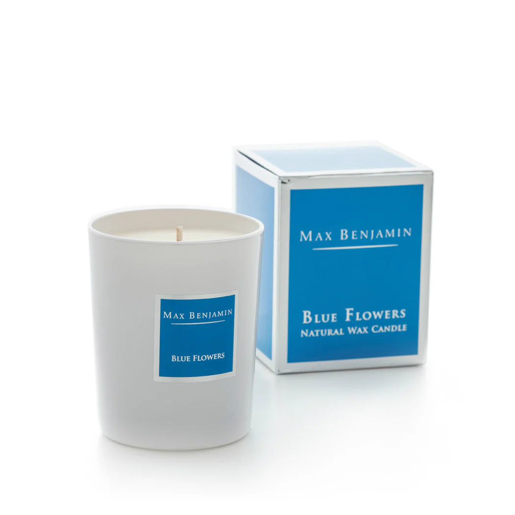 Max Benjamin Classic Scented Candles 190g - Blue Flowers