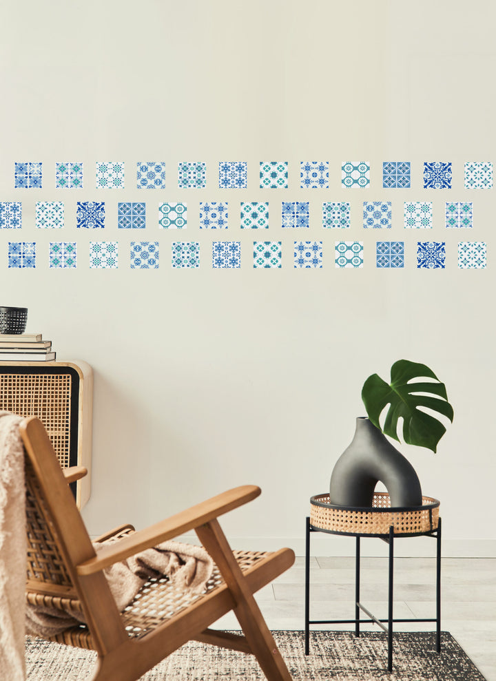 Wall Decals – Peranakan Porcelain Tiles on wall
