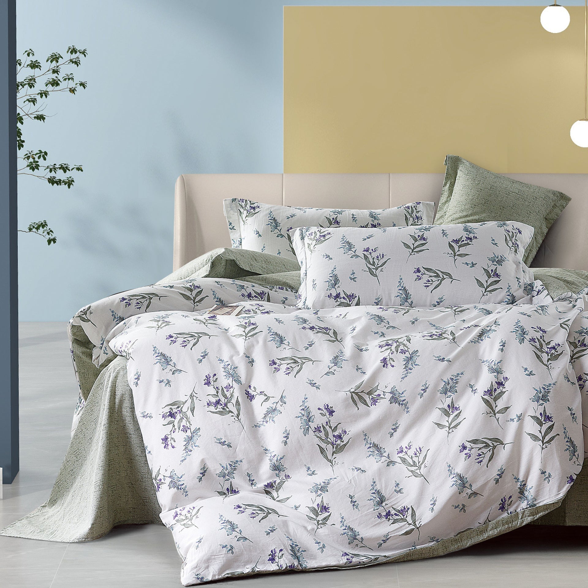 (NEW ARRIVAL) elise: 100% Cotton 930TC - Canterbury Bed Set Inclusive of Duvet Cover