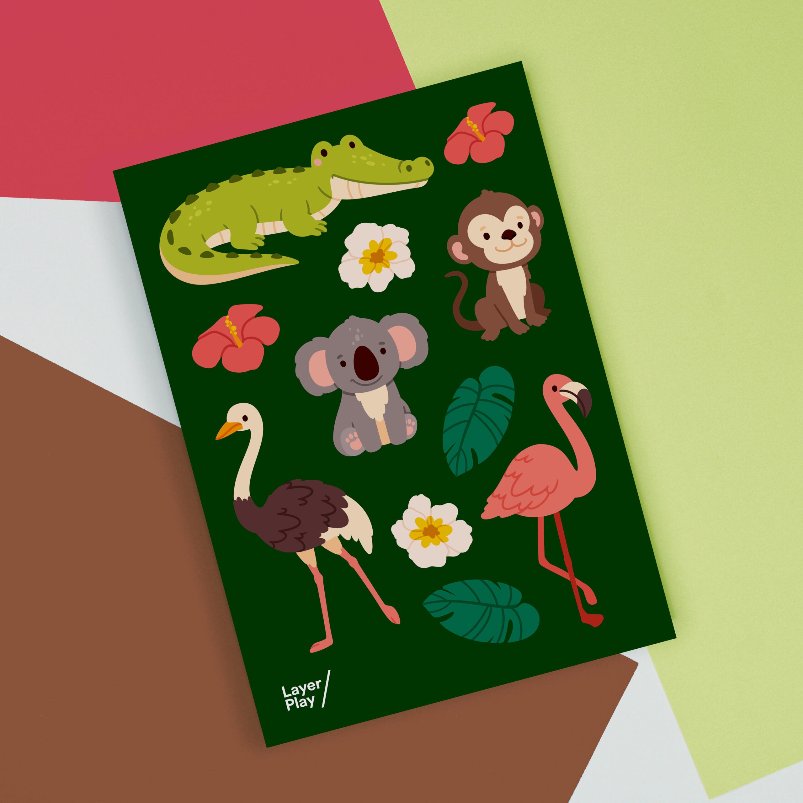 Safari Animals sheet 1