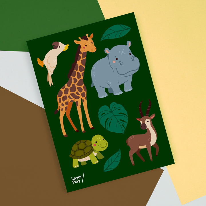 Safari Animals sheet 2