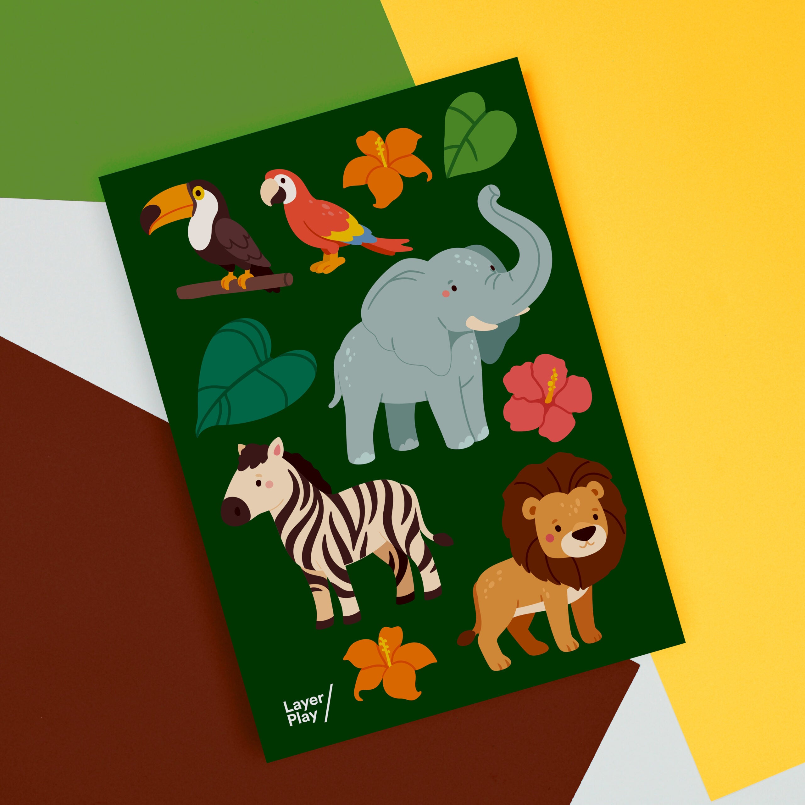 Safari Animals sheet 3