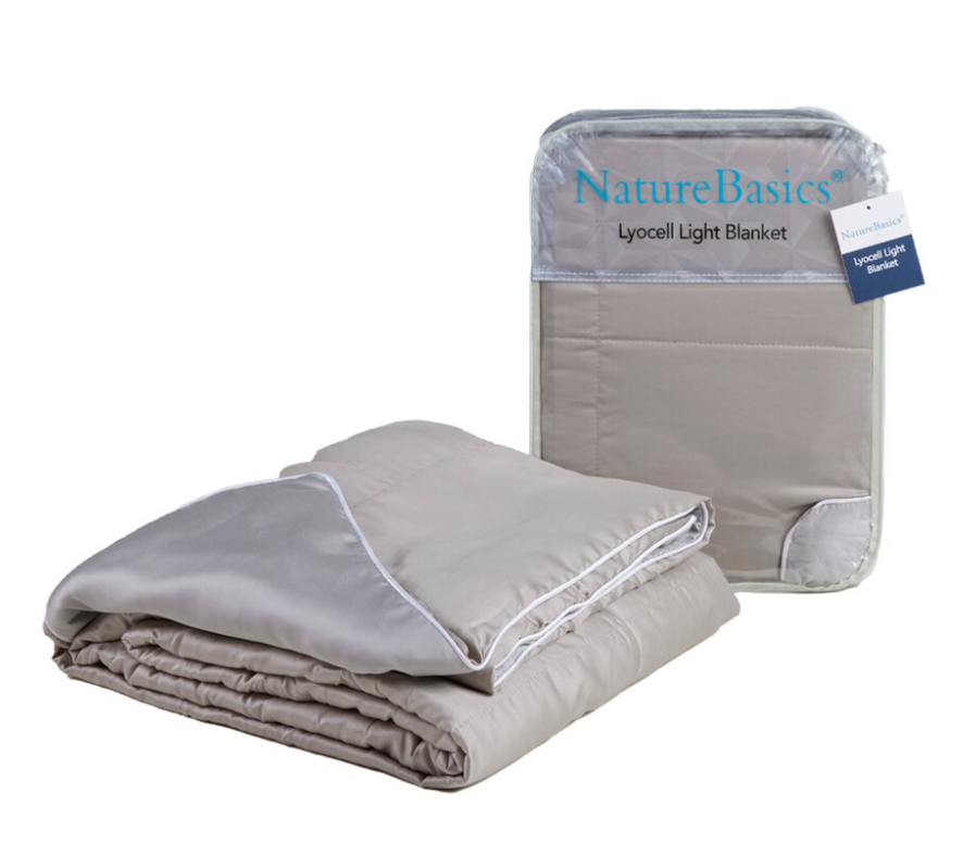 NATURE BASICS LYOCELL LIGHT BLANKET CHAMPAGNE