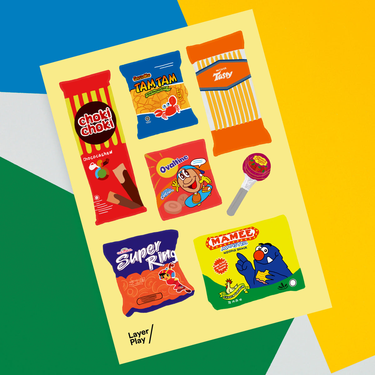Old School Snacks sheet 1