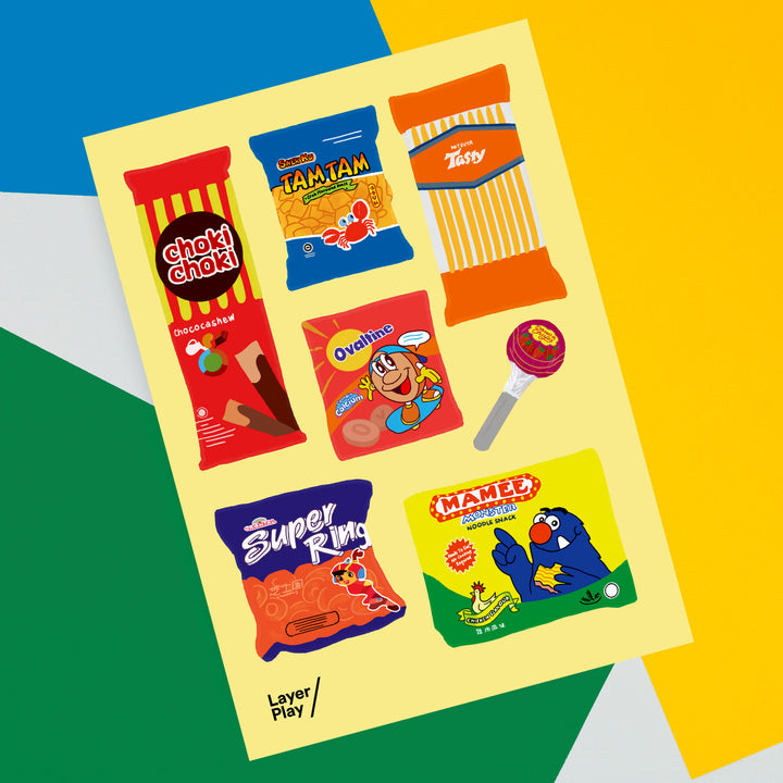 Old School Snacks sheet 1