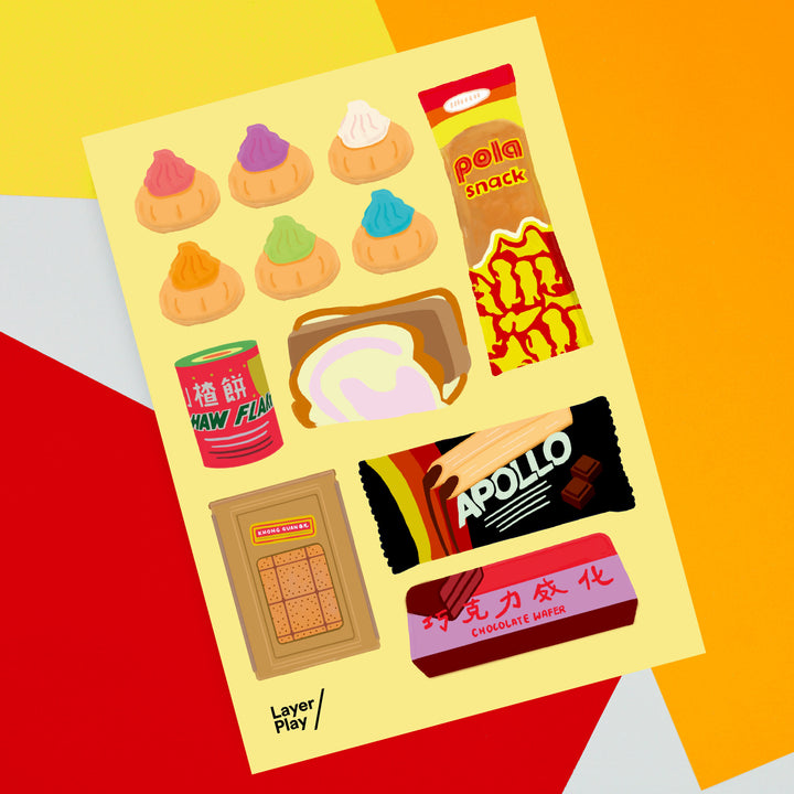 Old School Snacks sheet 2