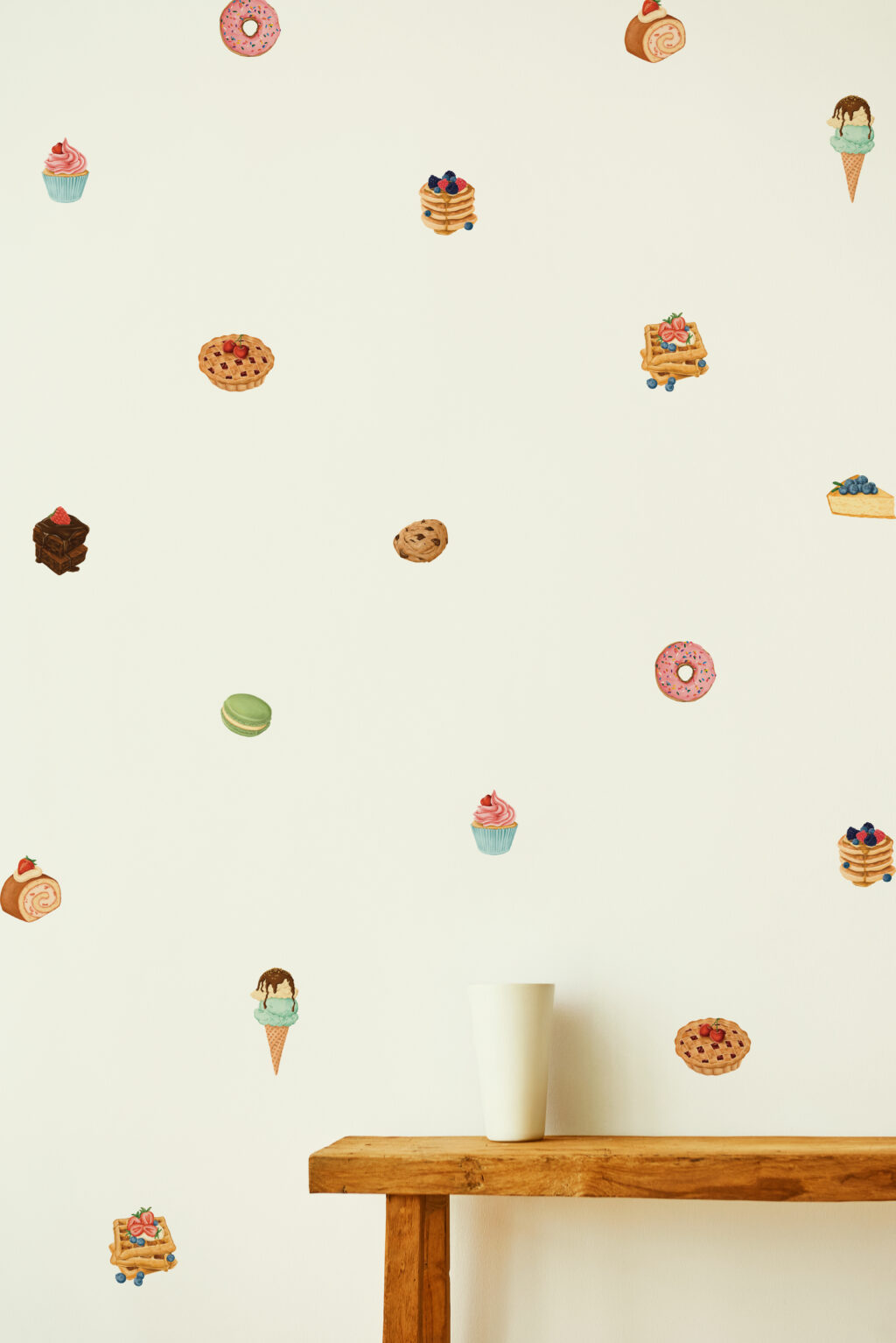 Wall Decals – Sweet Desserts on wall
