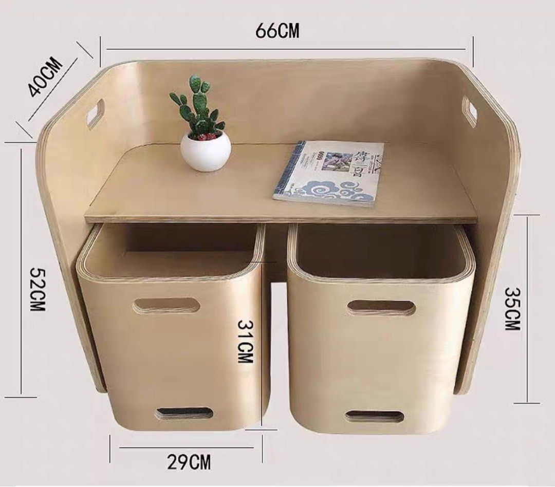 Kiko Multipurpose Table and Chairs Set - In Use